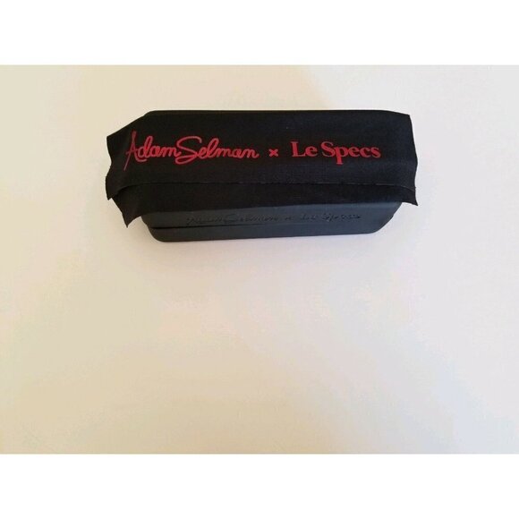 NEW AUTH ADAM SELMAN ×LE SPECS HARD SUN/ EYEGLASSES CASE WITH LENS CLOTH - Picture 2 of 5